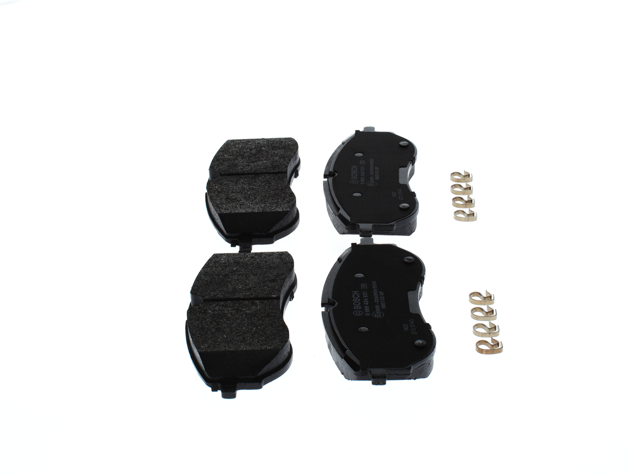 Brake Pad Set, disc brake - 0 986 424 931 BOSCH