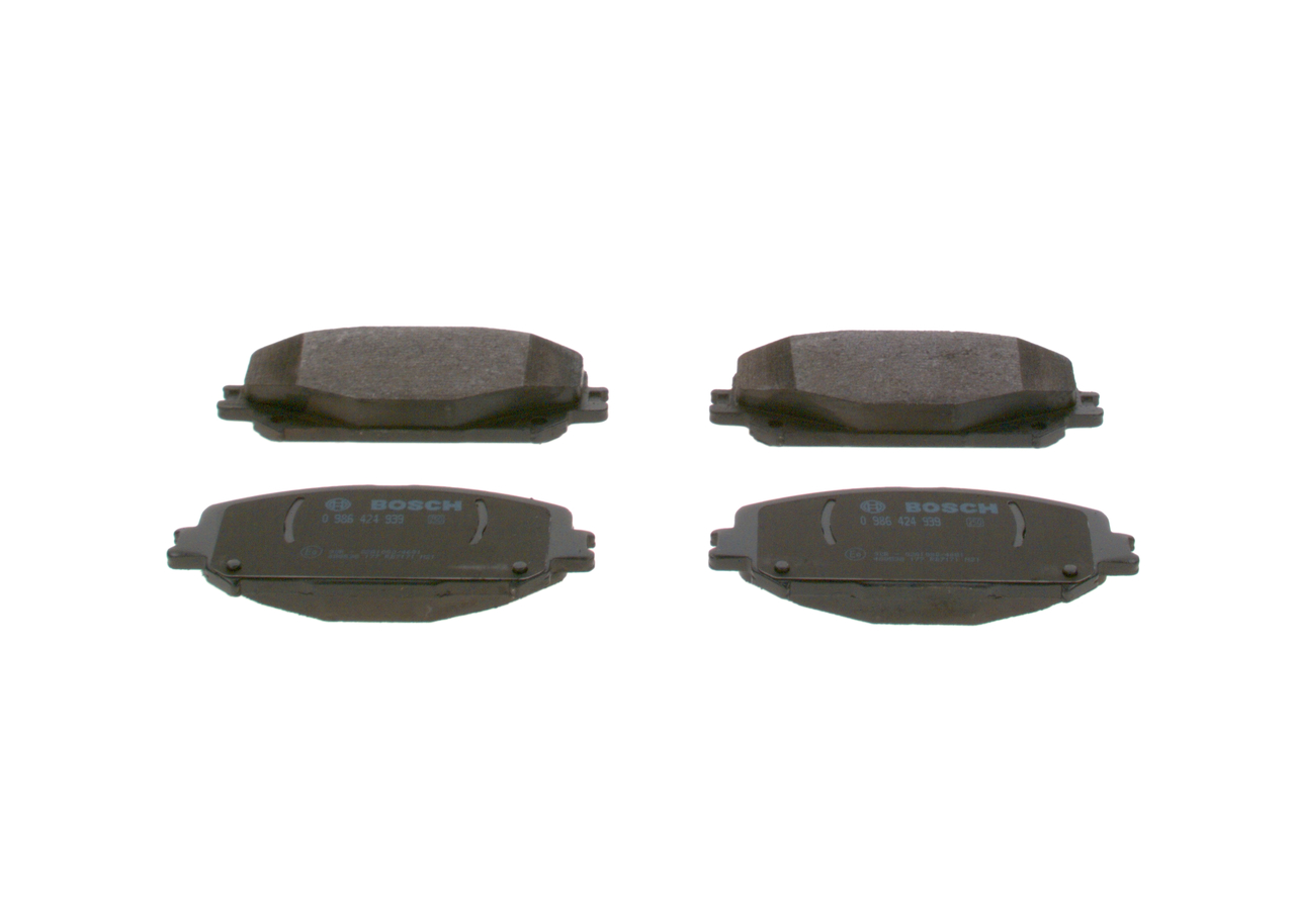 Brake Pad Set, disc brake - 0 986 424 939 BOSCH