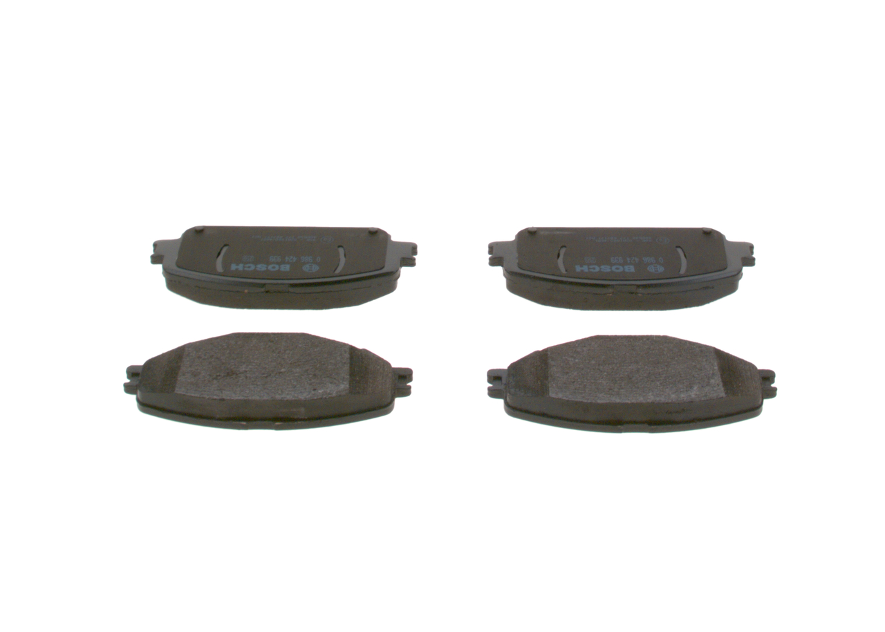 Brake Pad Set, disc brake - 0 986 424 939 BOSCH