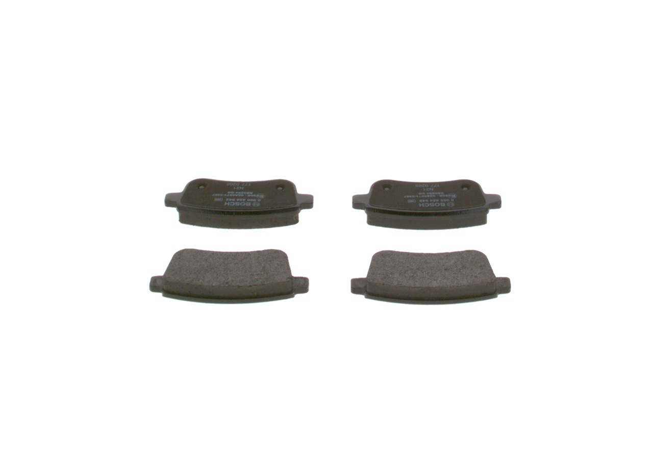 Brake Pad Set, disc brake - 0 986 424 942 BOSCH