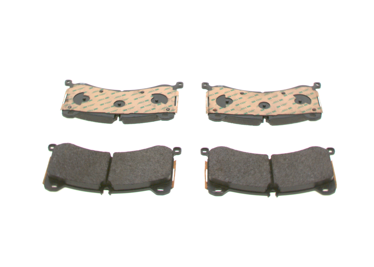 Brake Pad Set, disc brake - 0 986 424 943 BOSCH