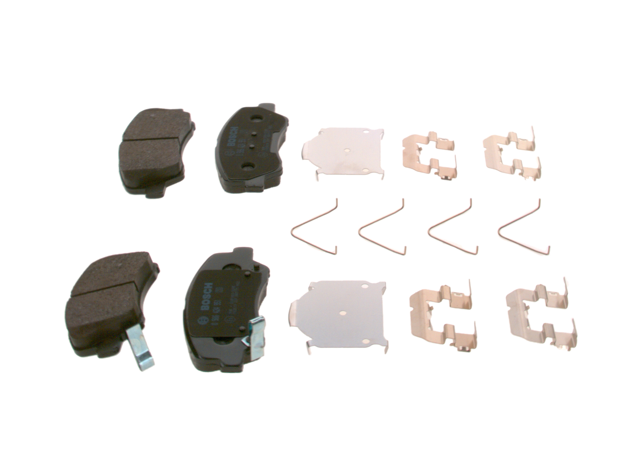 Brake Pad Set, disc brake - 0 986 424 951 BOSCH