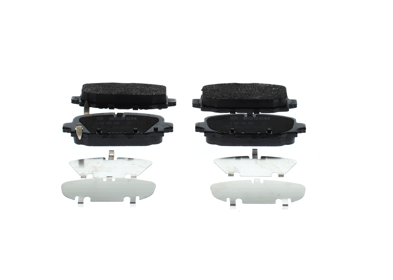 Brake Pad Set, disc brake - 0 986 424 963 BOSCH