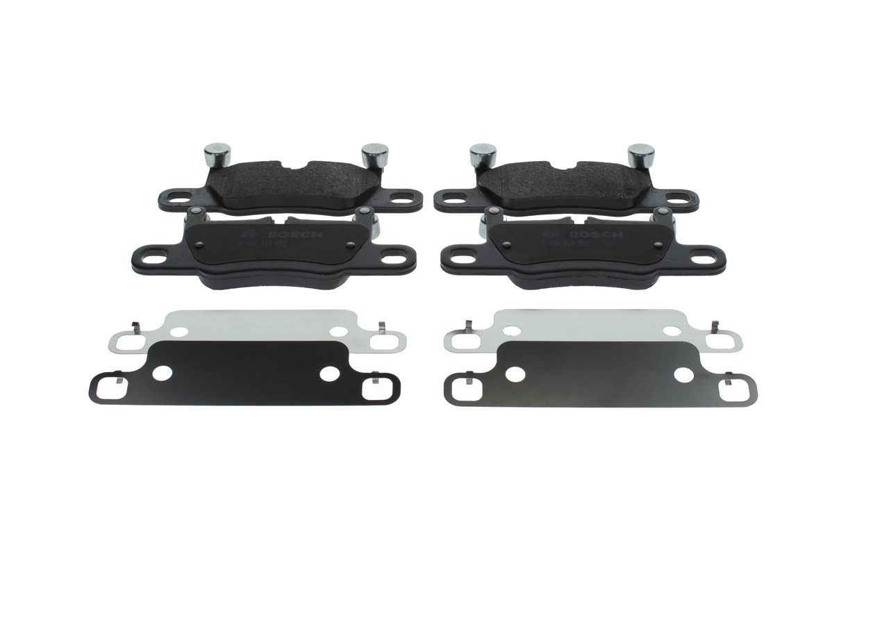 Brake Pad Set, disc brake - 0 986 424 972 BOSCH