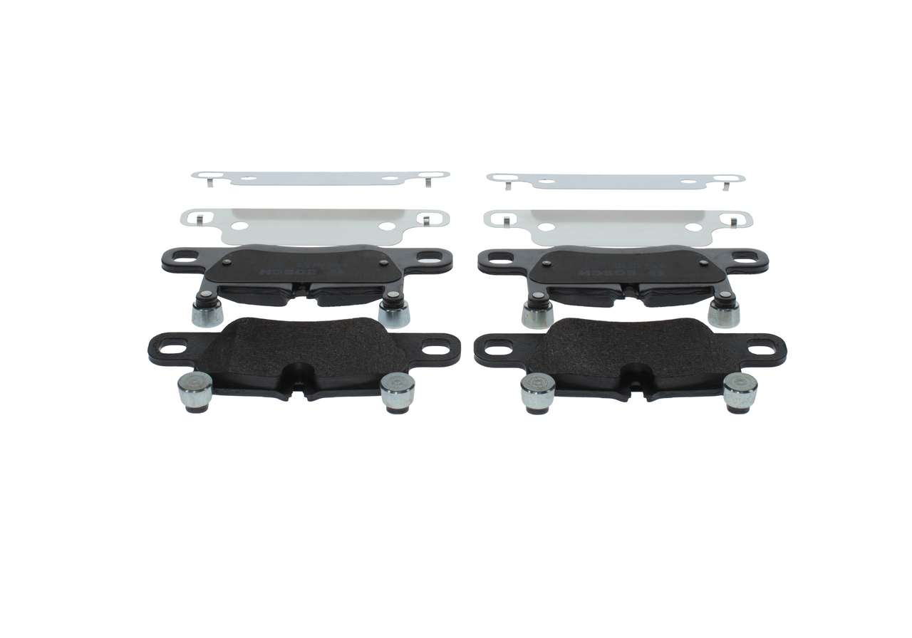 Brake Pad Set, disc brake - 0 986 424 972 BOSCH