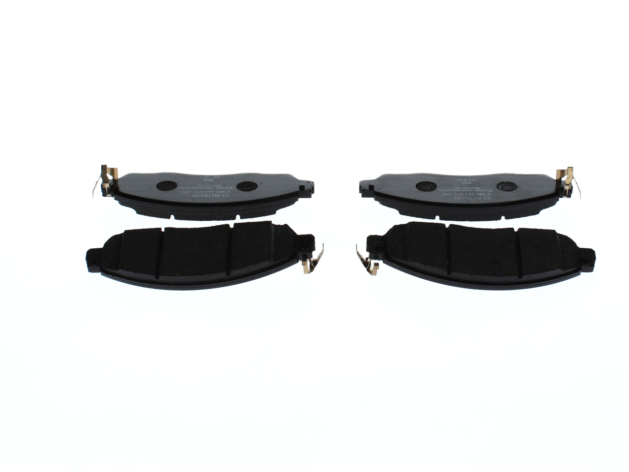 Brake Pad Set, disc brake - 0 986 424 973 BOSCH