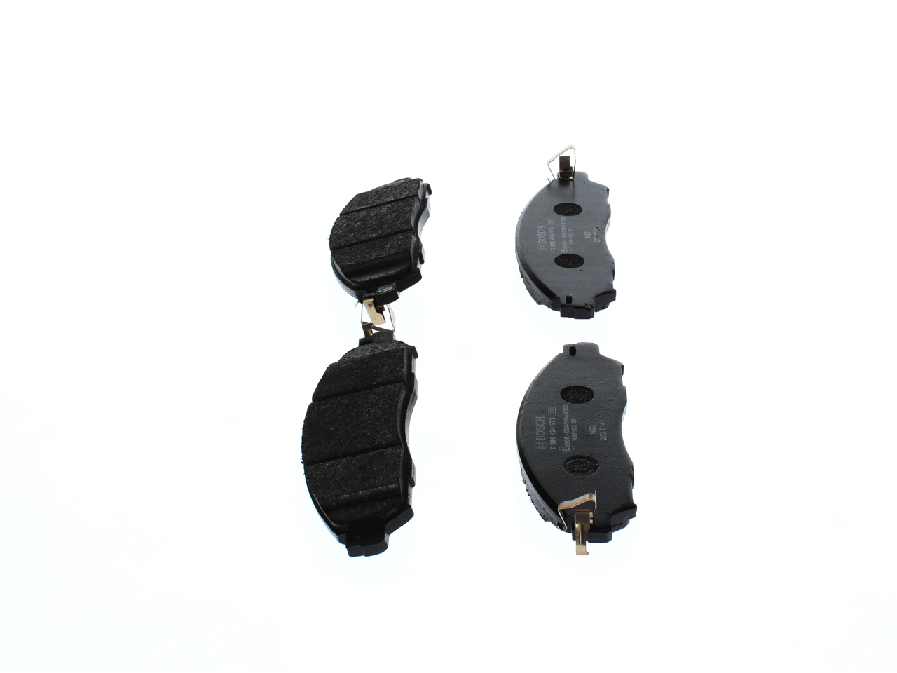 Brake Pad Set, disc brake - 0 986 424 973 BOSCH