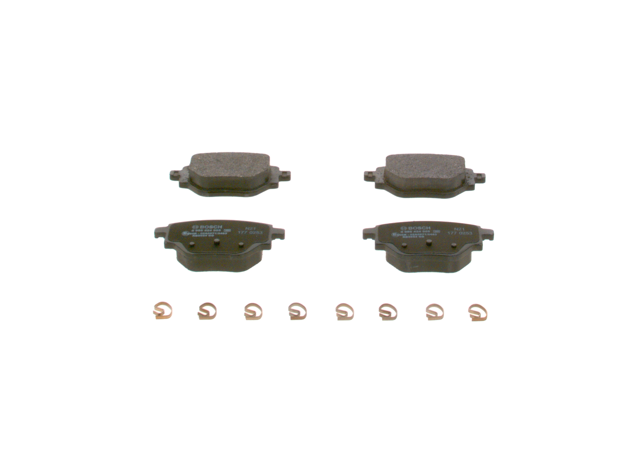 Brake Pad Set, disc brake - 0 986 424 988 BOSCH