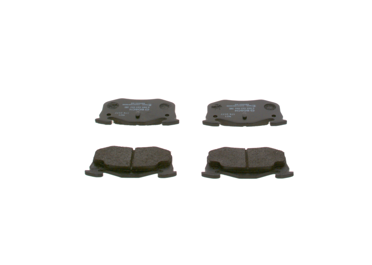 Brake Pad Set, disc brake - 0 986 424 992 BOSCH