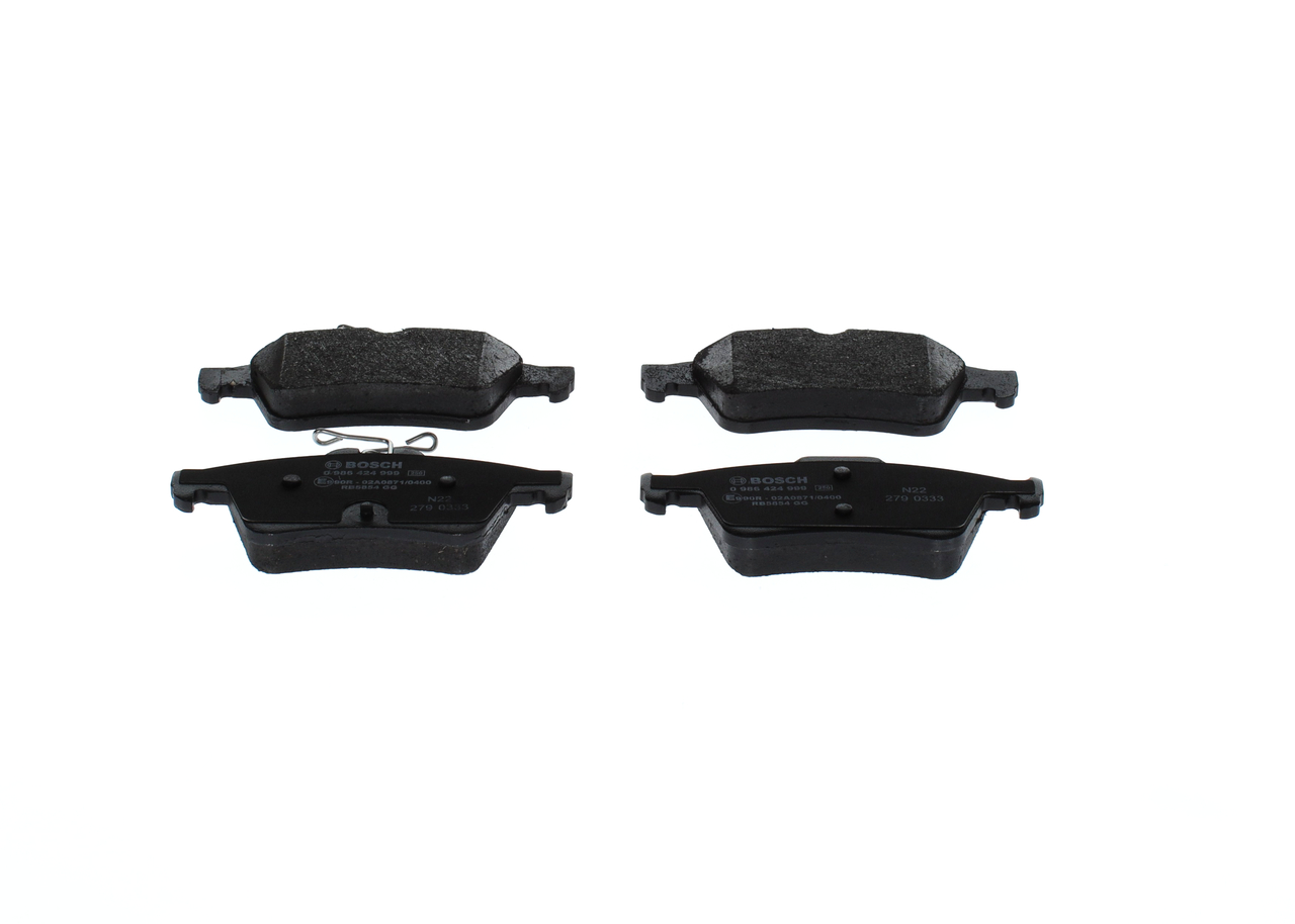 Brake Pad Set, disc brake - 0 986 424 999 BOSCH