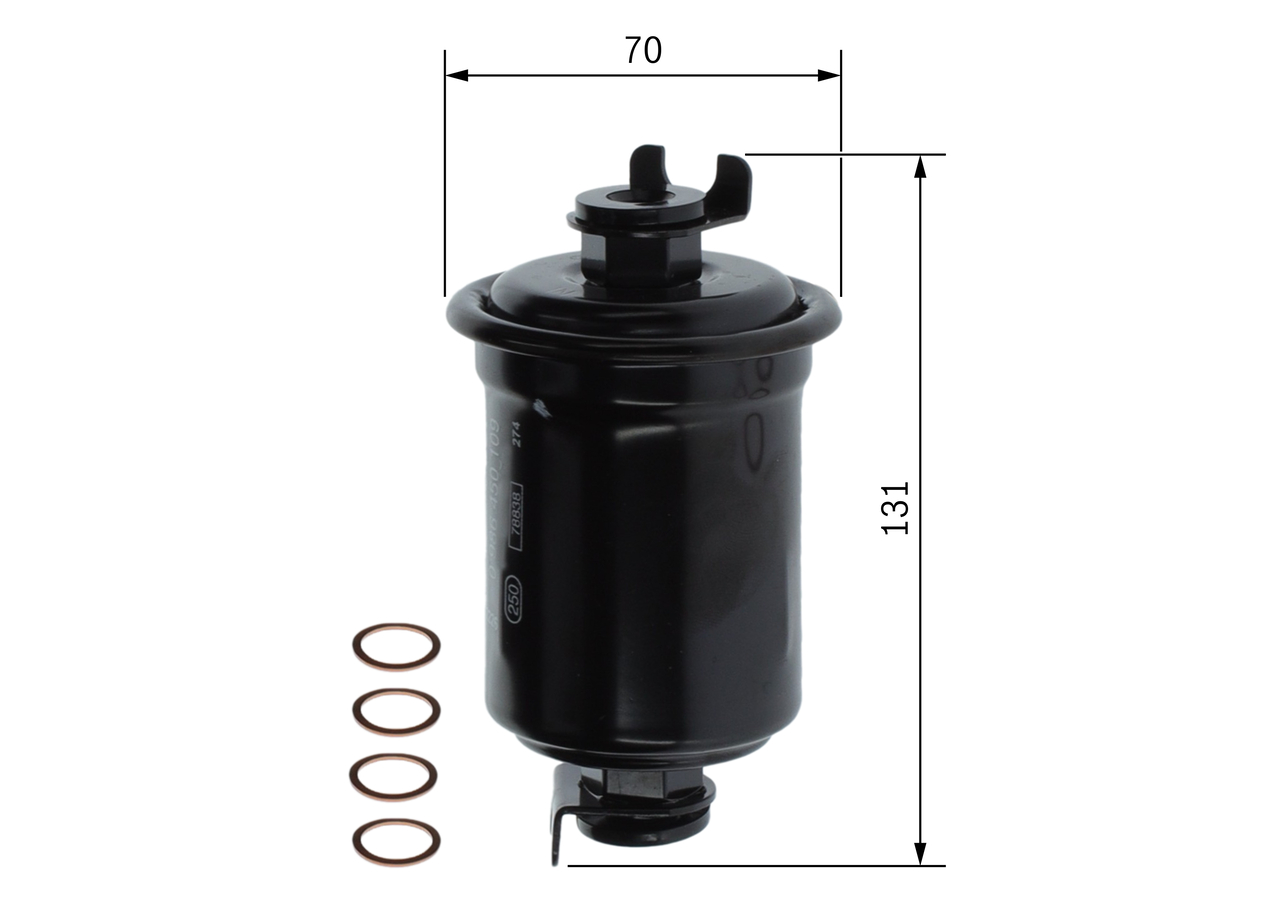 Fuel filter - 0 986 450 109 BOSCH