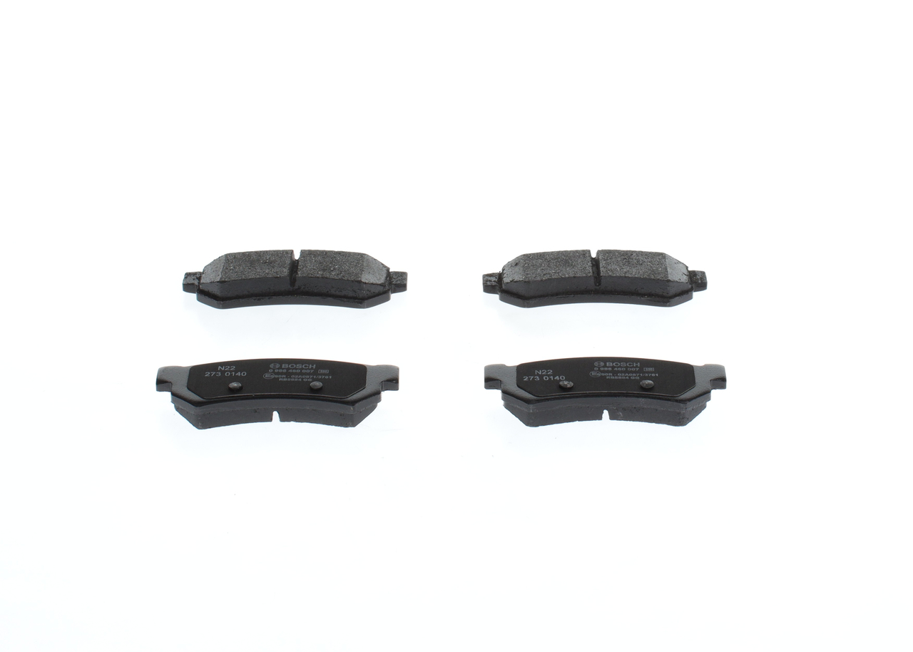 Brake Pad Set, disc brake - 0 986 460 007 BOSCH