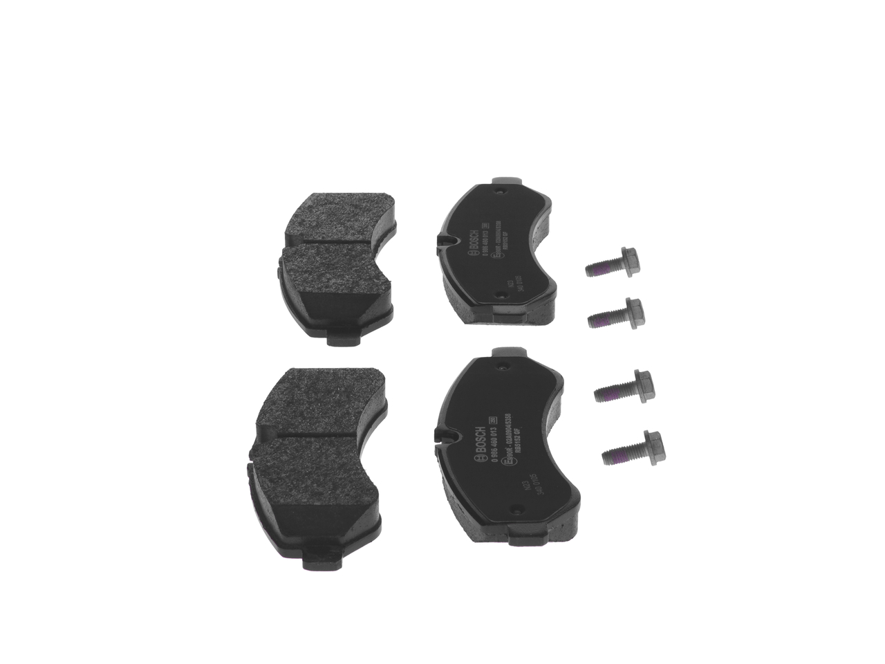 Brake Pad Set, disc brake - 0 986 460 013 BOSCH
