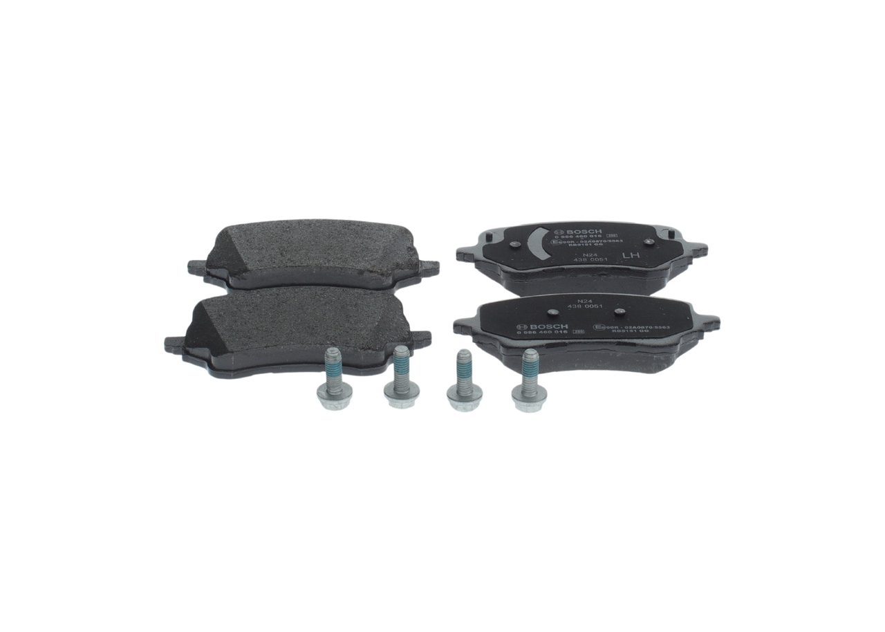 Kit pastiglie freno, Freno a disco - 0 986 460 016 BOSCH