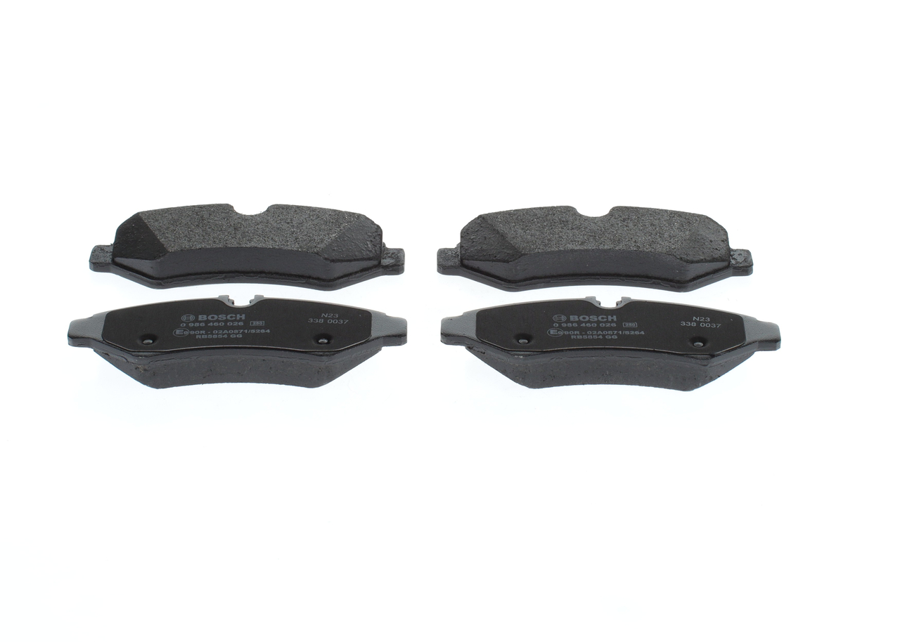 Brake Pad Set, disc brake - 0 986 460 026 BOSCH