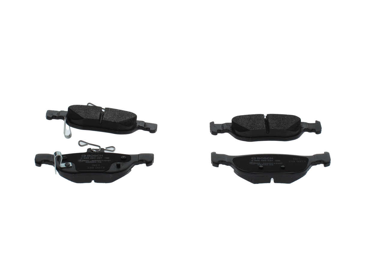 Комплект тормозных колодок, дисковый тормоз - 0 986 460 027 BOSCH