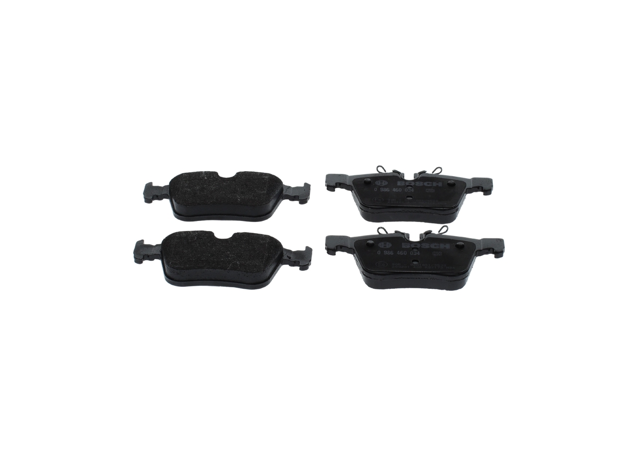 Brake Pad Set, disc brake - 0 986 460 034 BOSCH