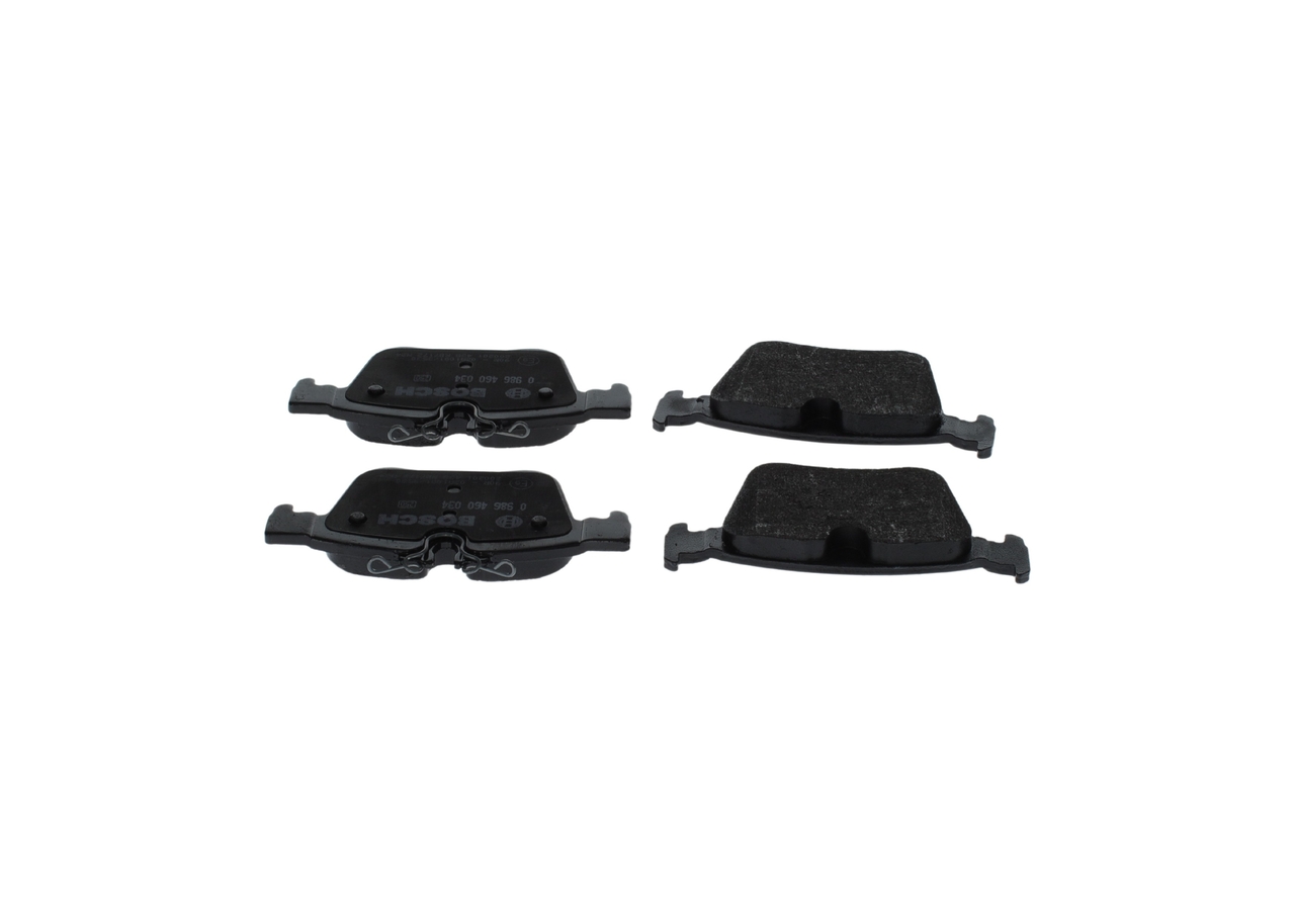 Brake Pad Set, disc brake - 0 986 460 034 BOSCH