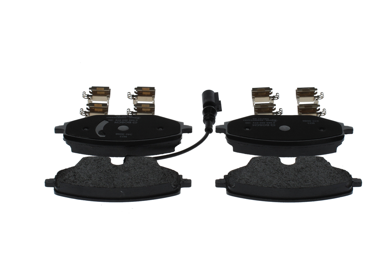 Brake Pad Set, disc brake - 0 986 460 072 BOSCH