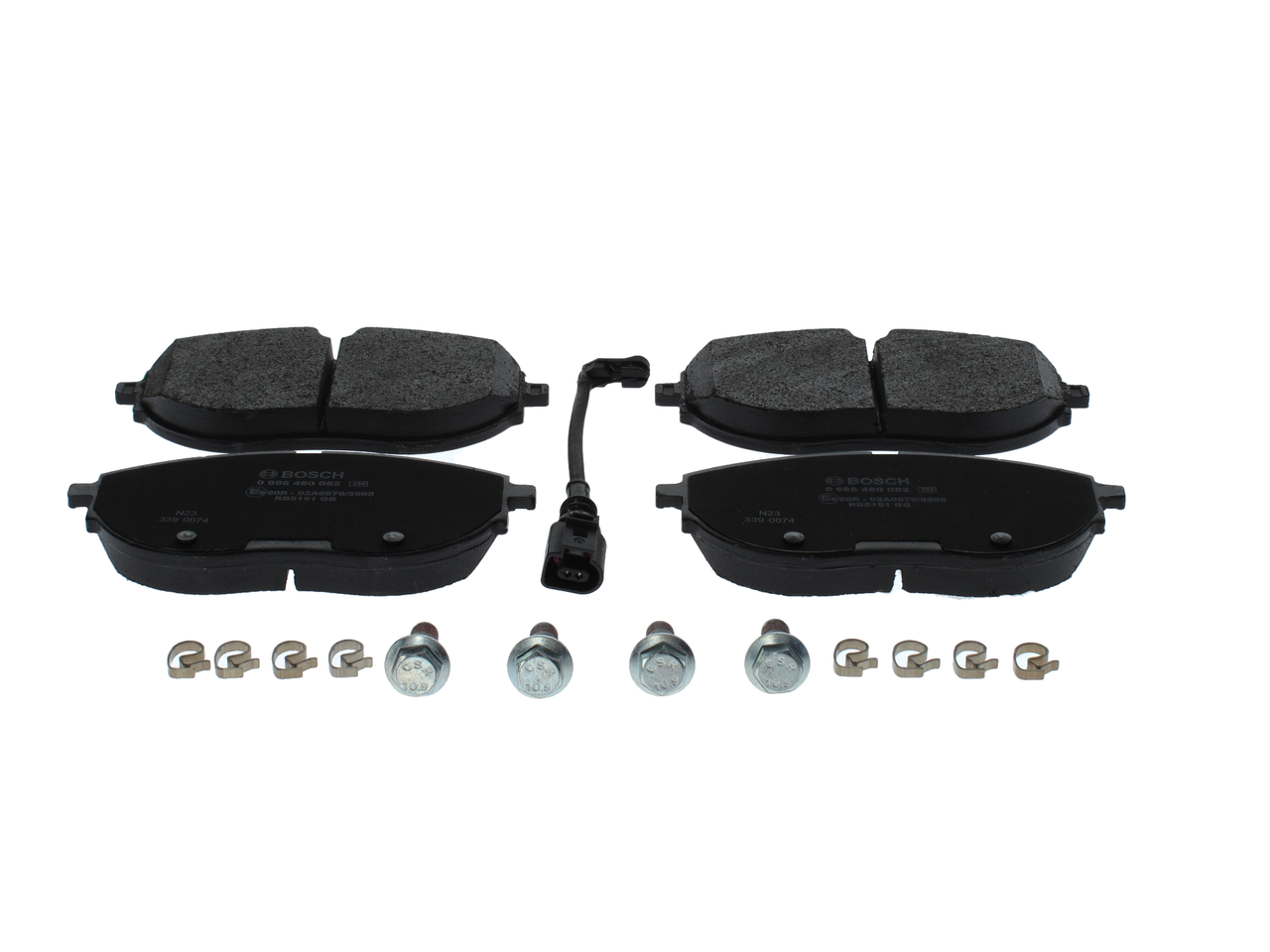 Kit pastiglie freno, Freno a disco - 0 986 460 082 BOSCH