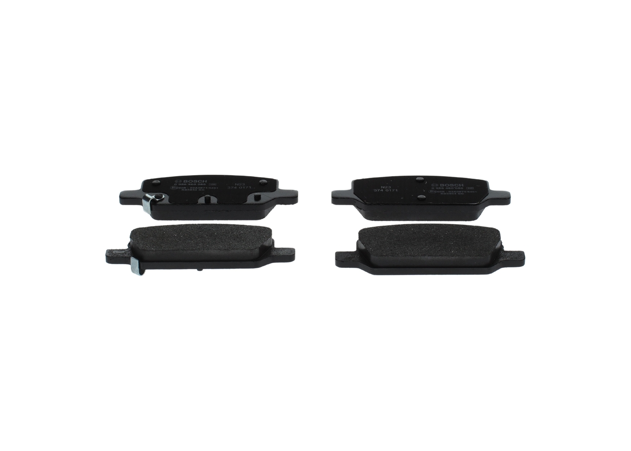 Brake Pad Set, disc brake - 0 986 460 086 BOSCH