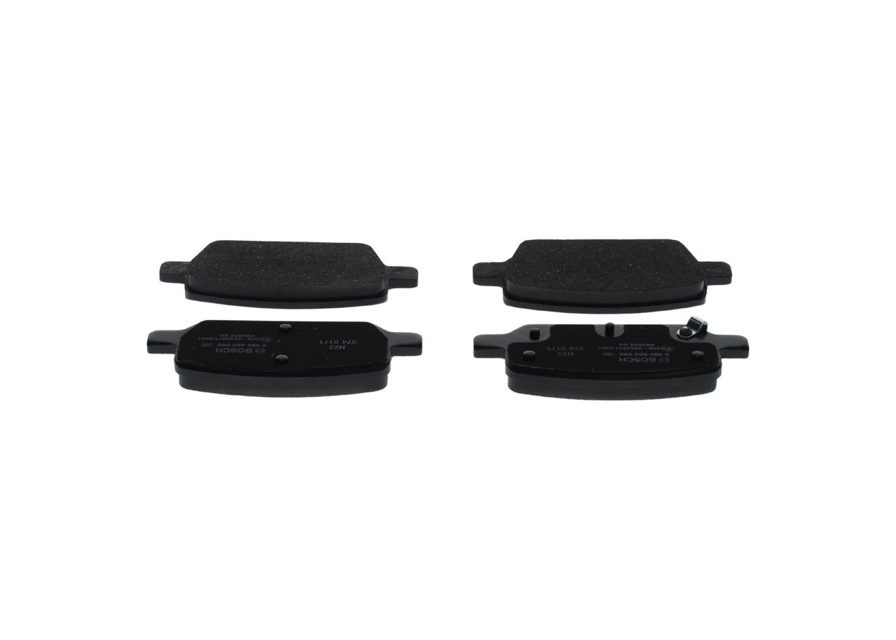 Brake Pad Set, disc brake - 0 986 460 086 BOSCH