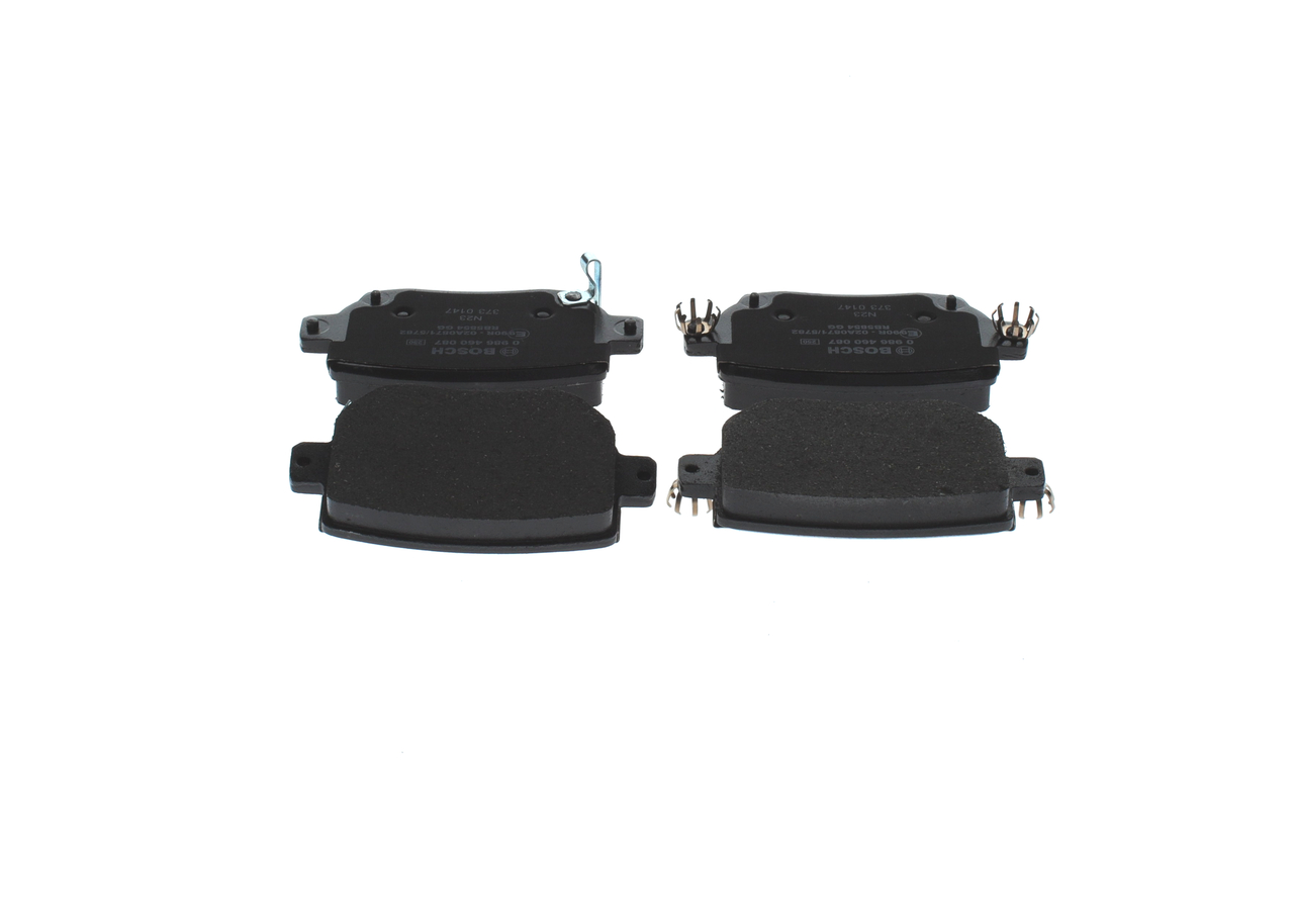 Brake Pad Set, disc brake - 0 986 460 087 BOSCH