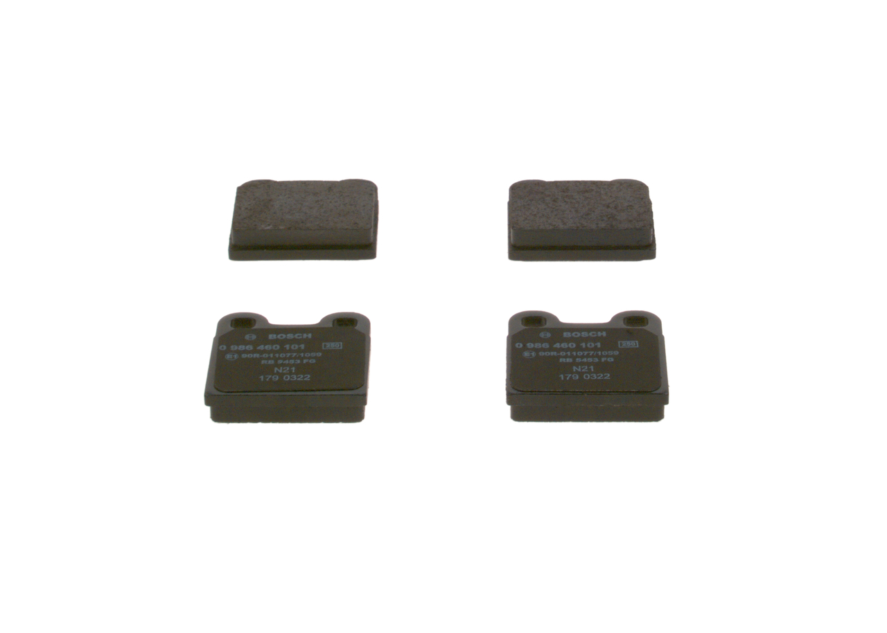 Brake Pad Set, disc brake - 0 986 460 101 BOSCH