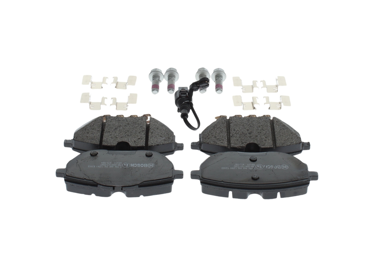 Brake Pad Set, disc brake - 0 986 460 116 BOSCH