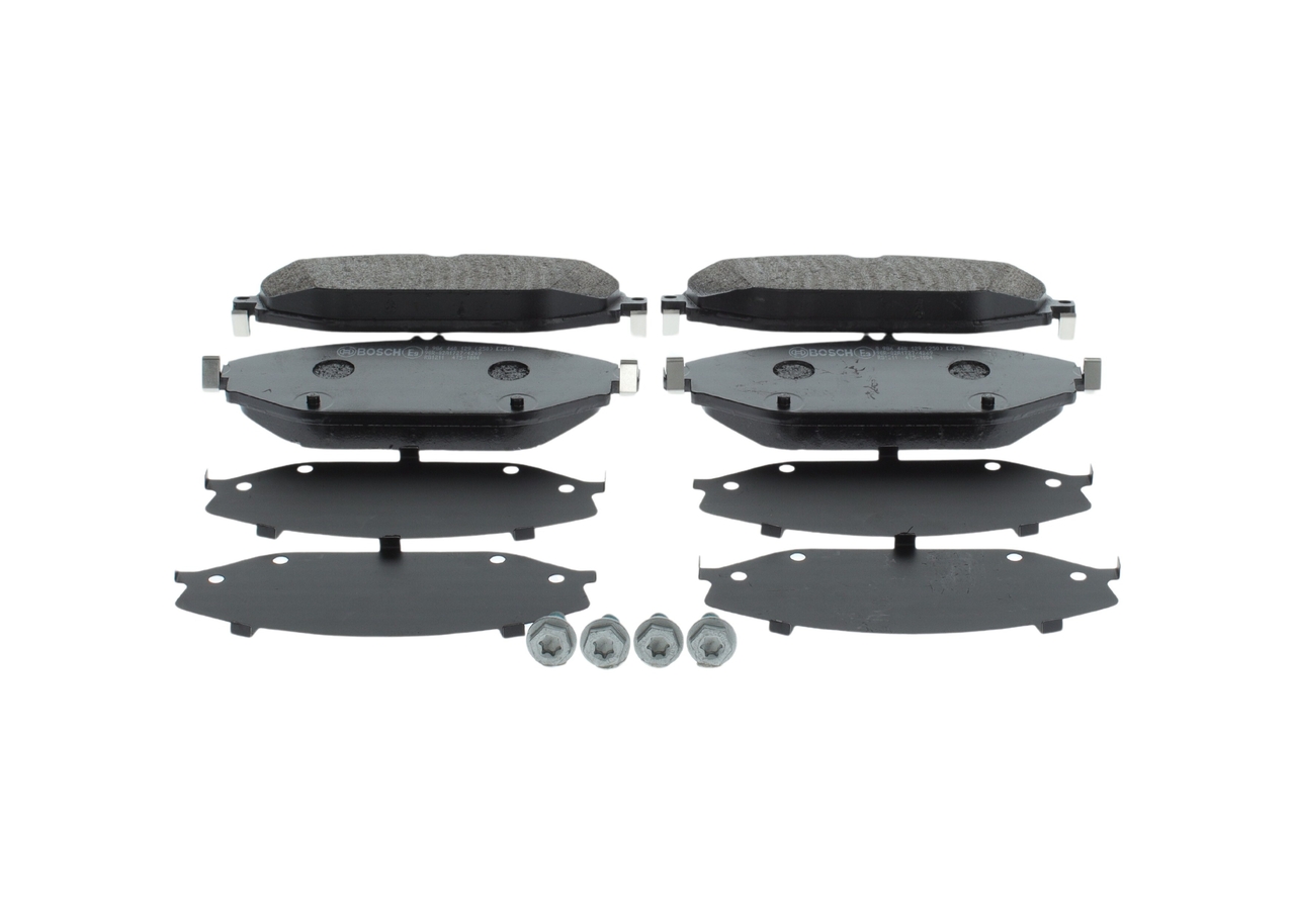 Комплект тормозных колодок, дисковый тормоз - 0 986 460 129 BOSCH