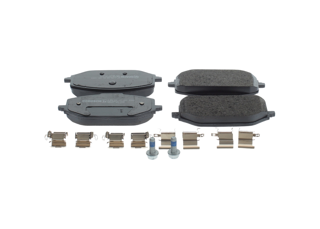 Brake Pad Set, disc brake - 0 986 460 165 BOSCH