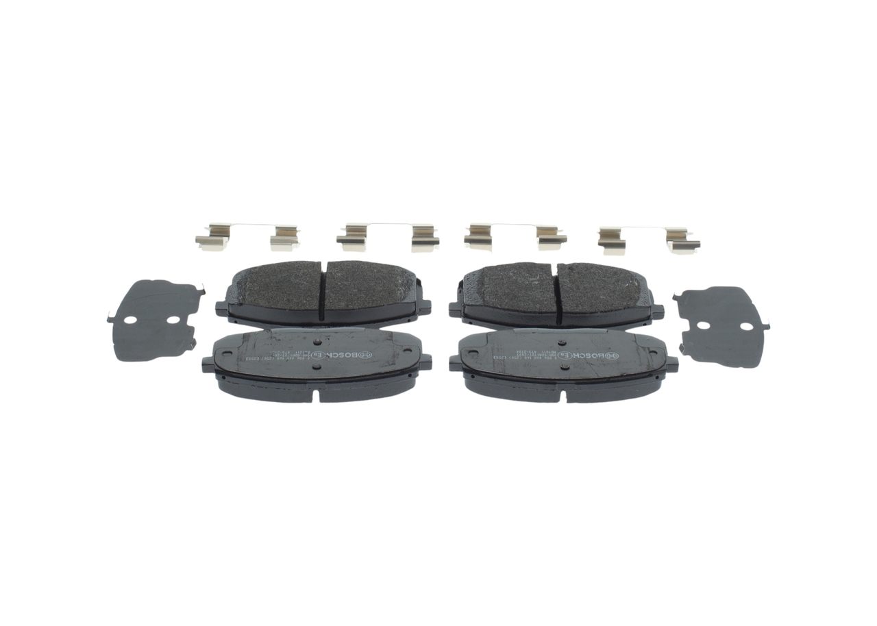 Brake Pad Set, disc brake - 0 986 460 168 BOSCH