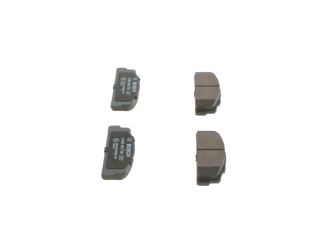 Brake Pad Set, disc brake - 0 986 460 736 BOSCH