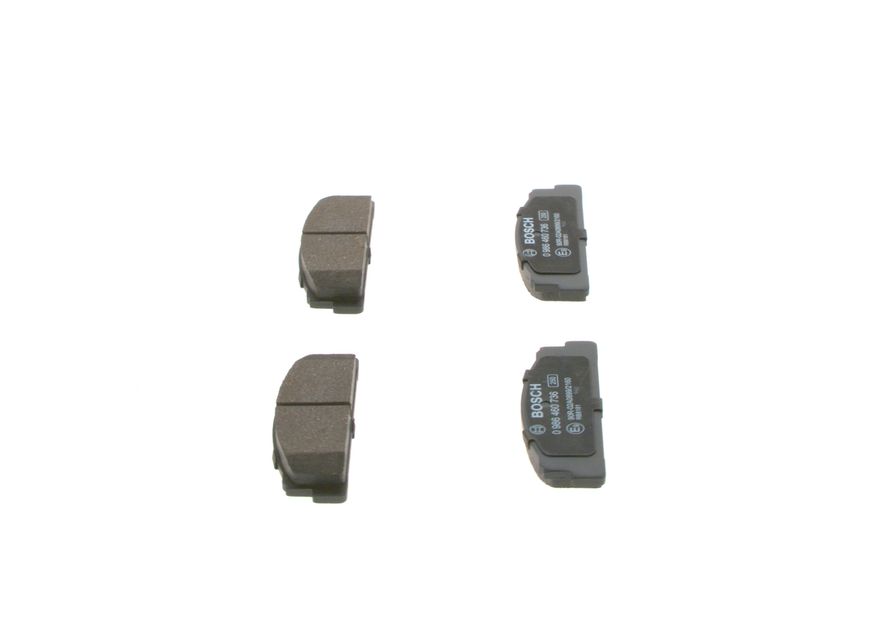 Brake Pad Set, disc brake - 0 986 460 736 BOSCH