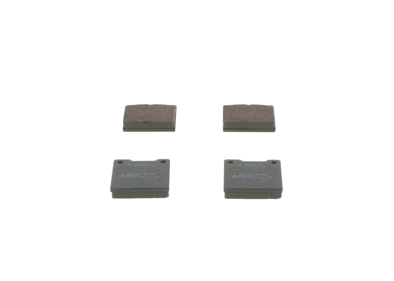 Brake Pad Set, disc brake - 0 986 460 881 BOSCH