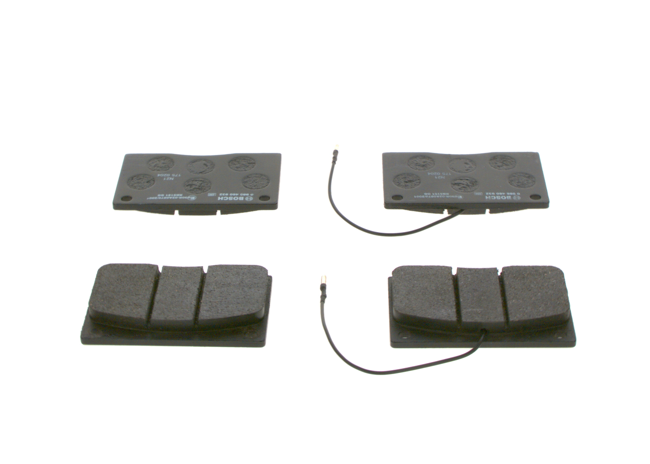 Brake Pad Set, disc brake - 0 986 460 932 BOSCH