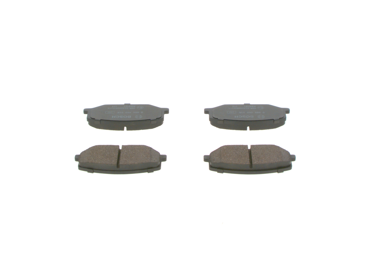 Brake Pad Set, disc brake - 0 986 460 935 BOSCH