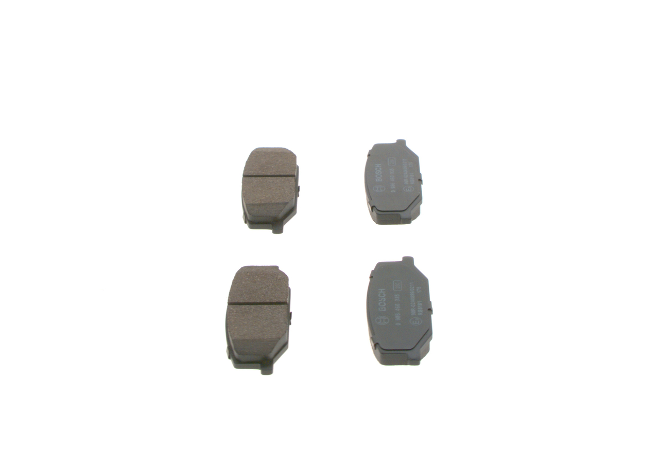 Brake Pad Set, disc brake - 0 986 460 935 BOSCH