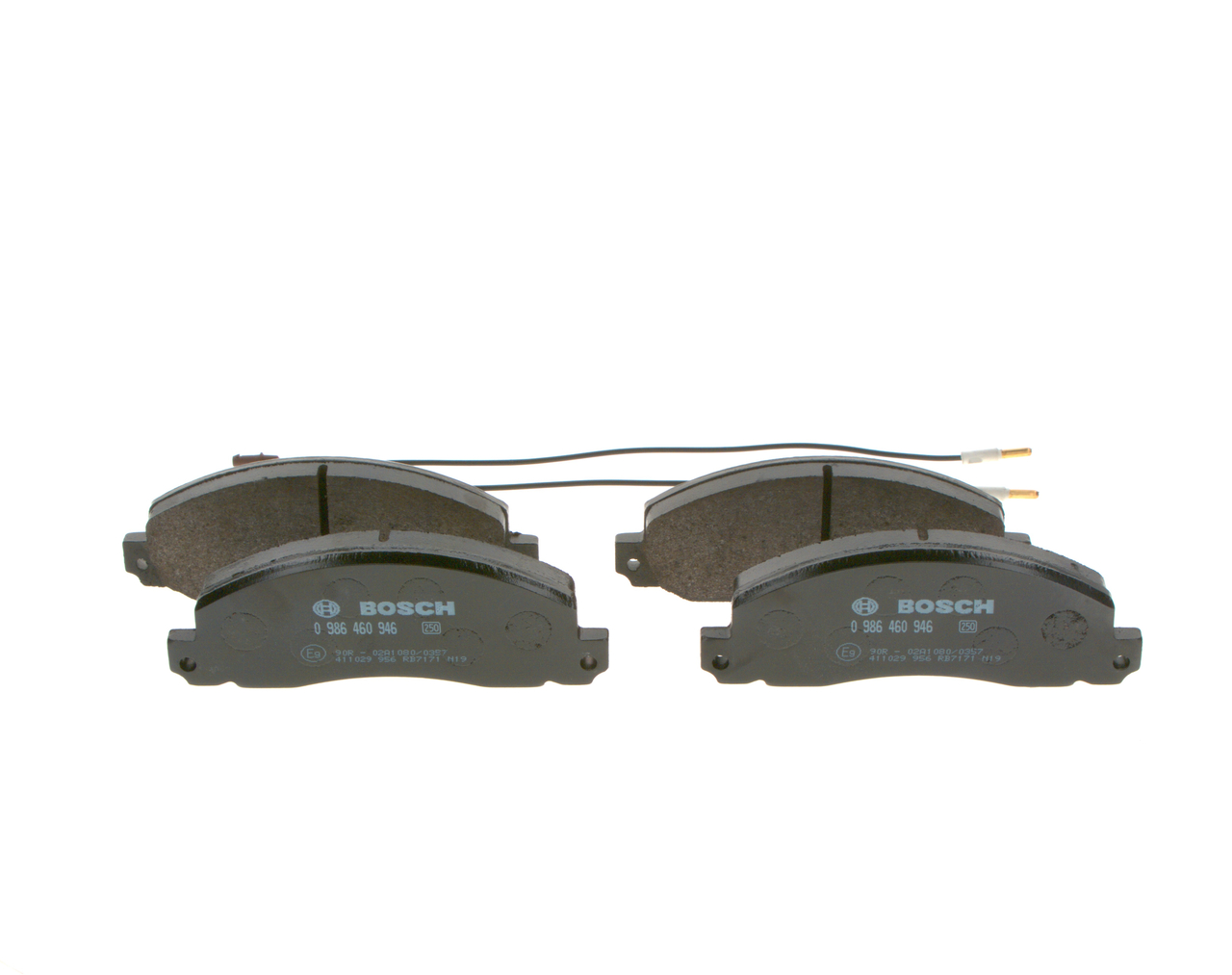 Brake Pad Set, disc brake - 0 986 460 946 BOSCH