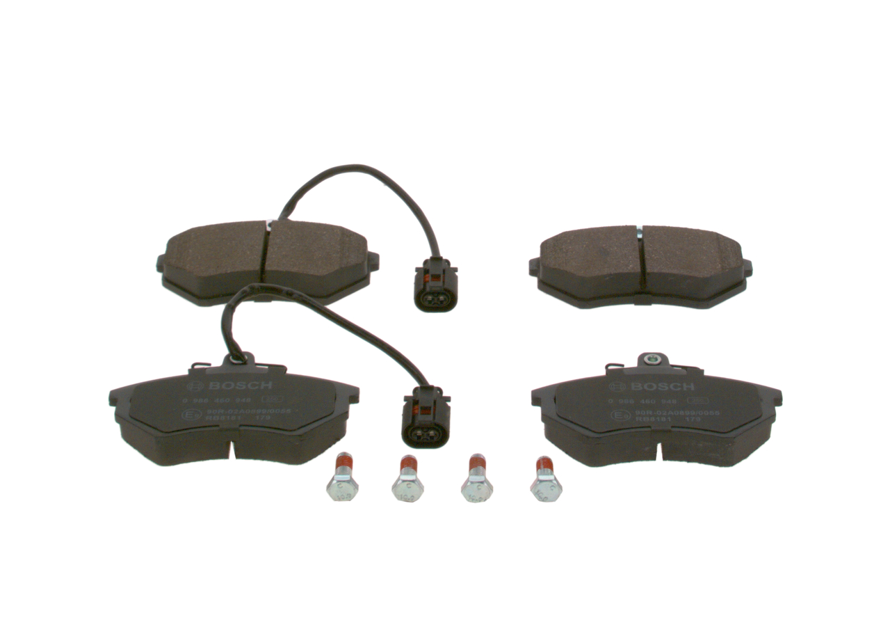 Brake Pad Set, disc brake - 0 986 460 948 BOSCH