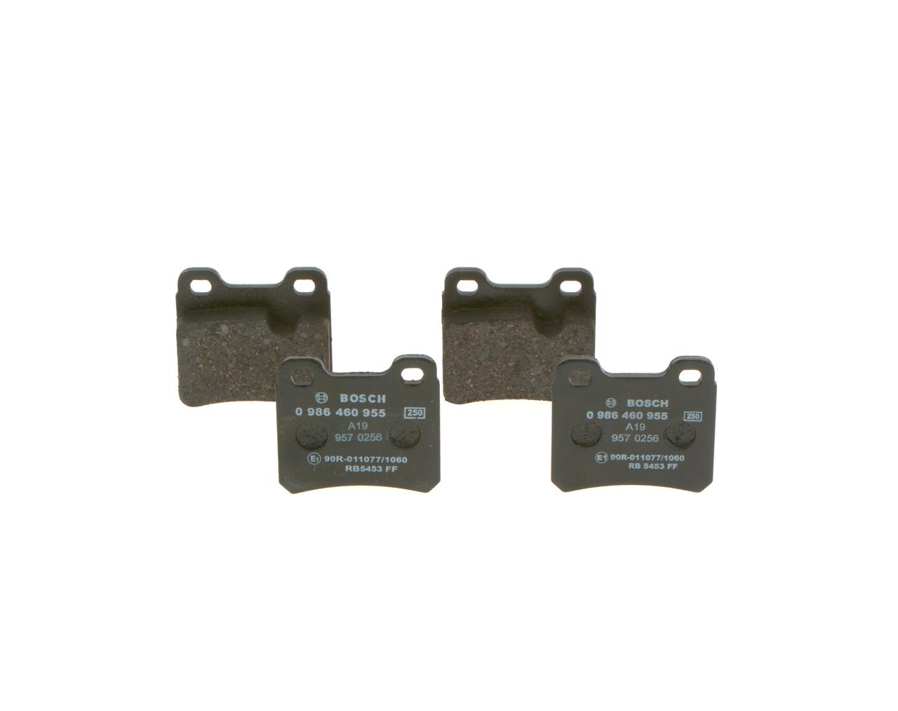 Brake Pad Set, disc brake - 0 986 460 955 BOSCH