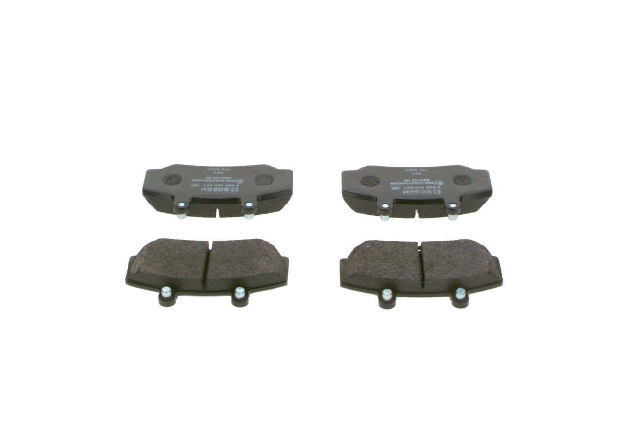 Brake Pad Set, disc brake - 0 986 460 961 BOSCH