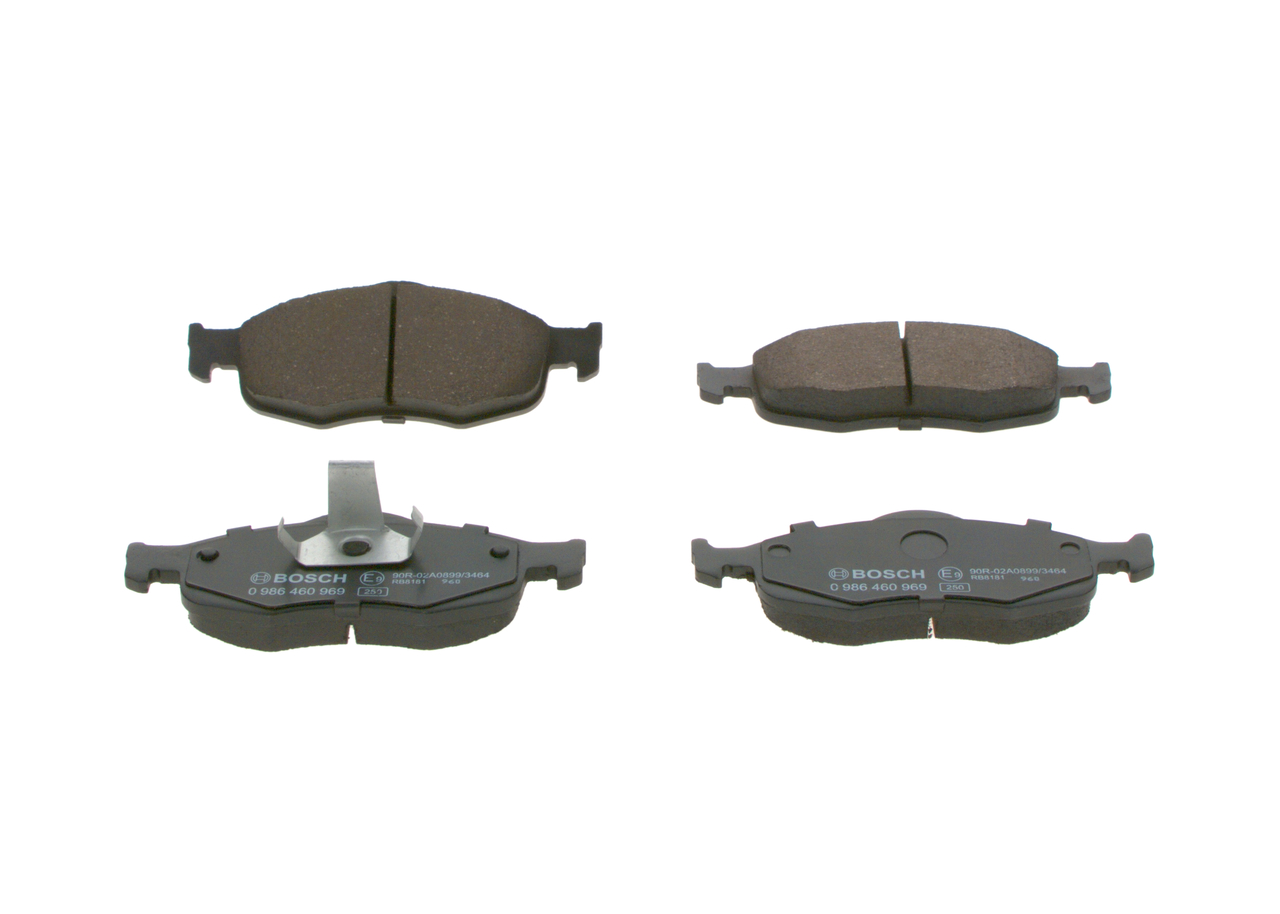Kit pastiglie freno, Freno a disco - 0 986 460 969 BOSCH
