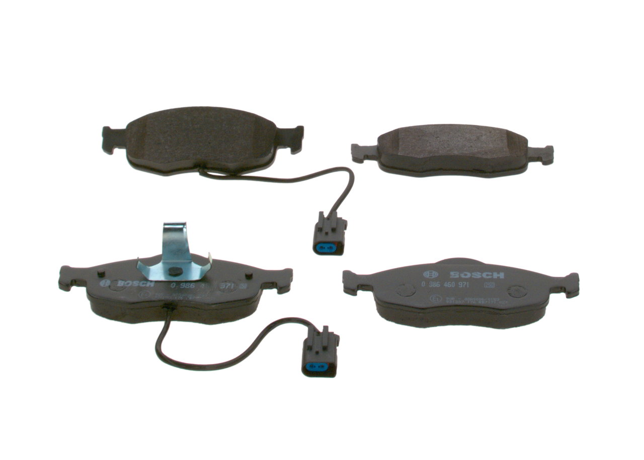 Brake Pad Set, disc brake - 0 986 460 971 BOSCH