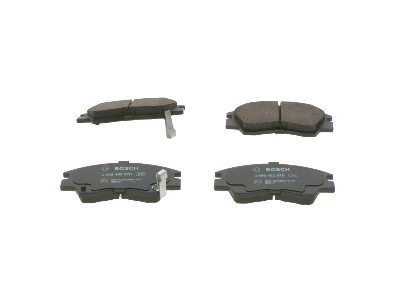 Brake Pad Set, disc brake - 0 986 460 978 BOSCH