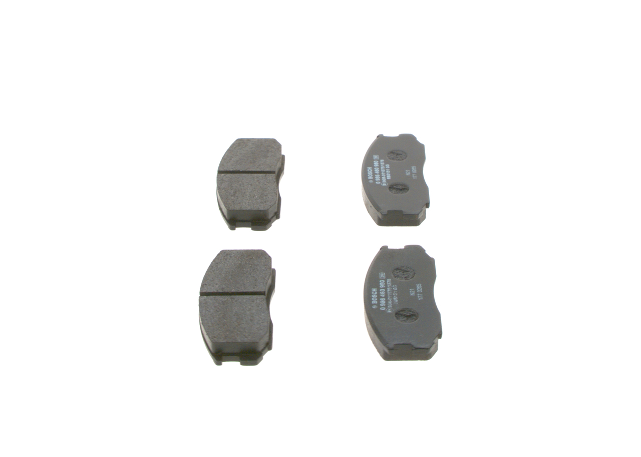 Brake Pad Set, disc brake - 0 986 460 980 BOSCH
