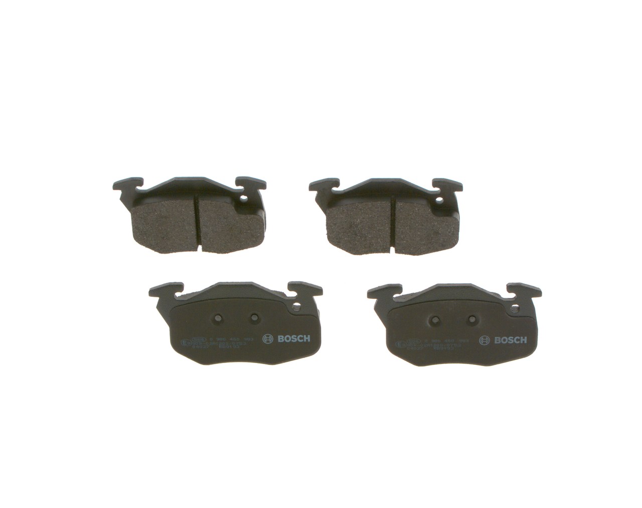 Brake Pad Set, disc brake - 0 986 460 983 BOSCH
