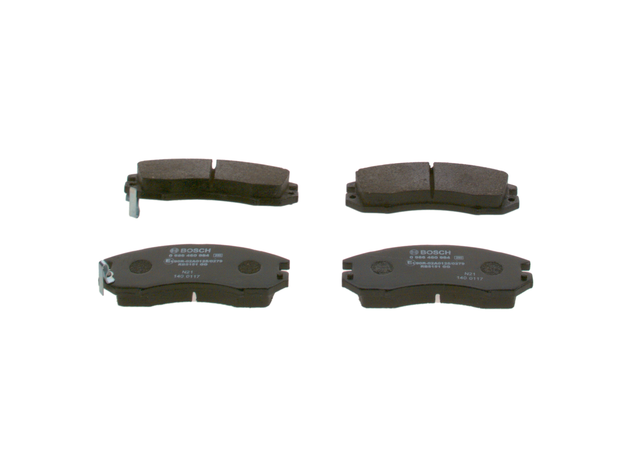Kit pastiglie freno, Freno a disco - 0 986 460 984 BOSCH