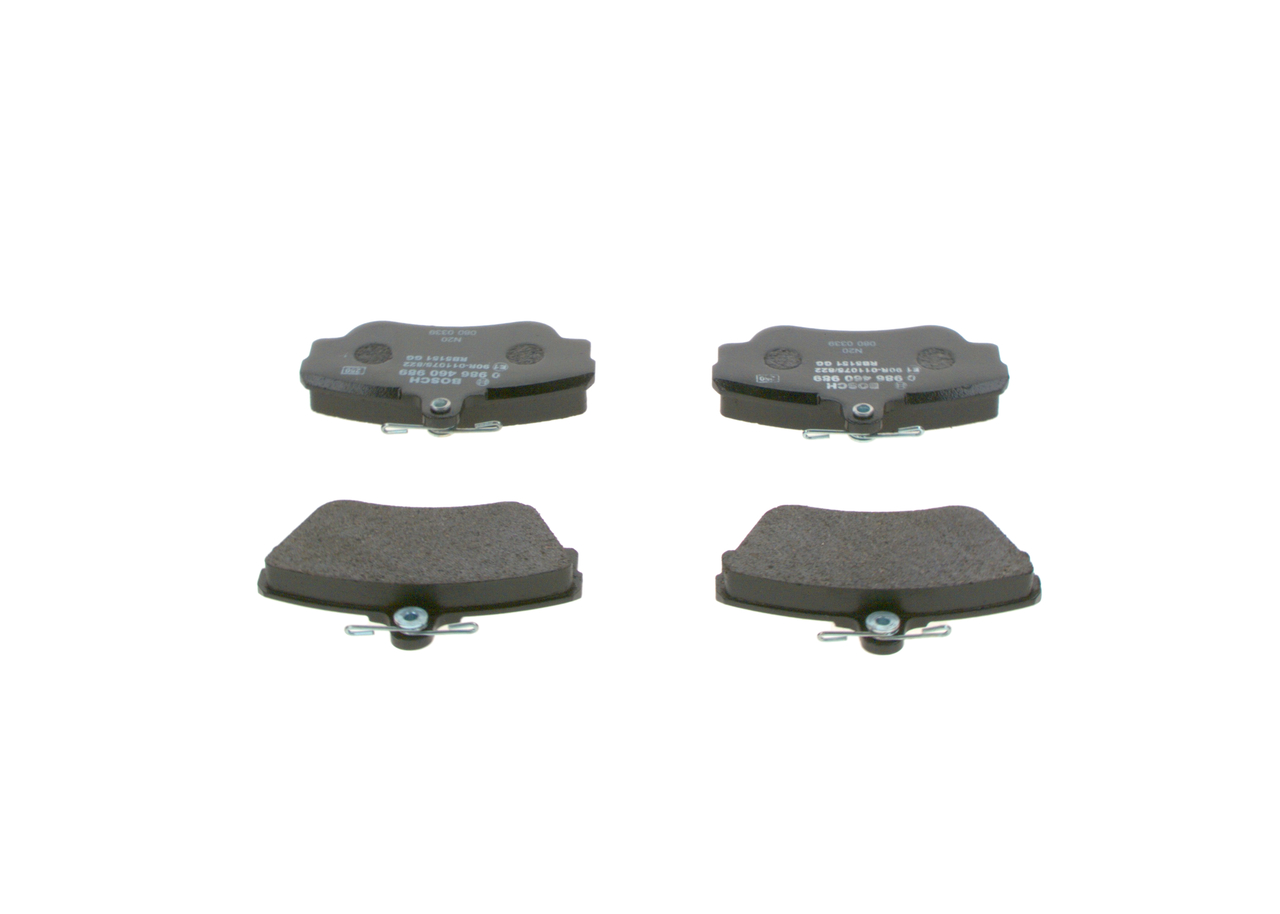 Bremsbelagsatz, Scheibenbremse - 0 986 460 989 BOSCH