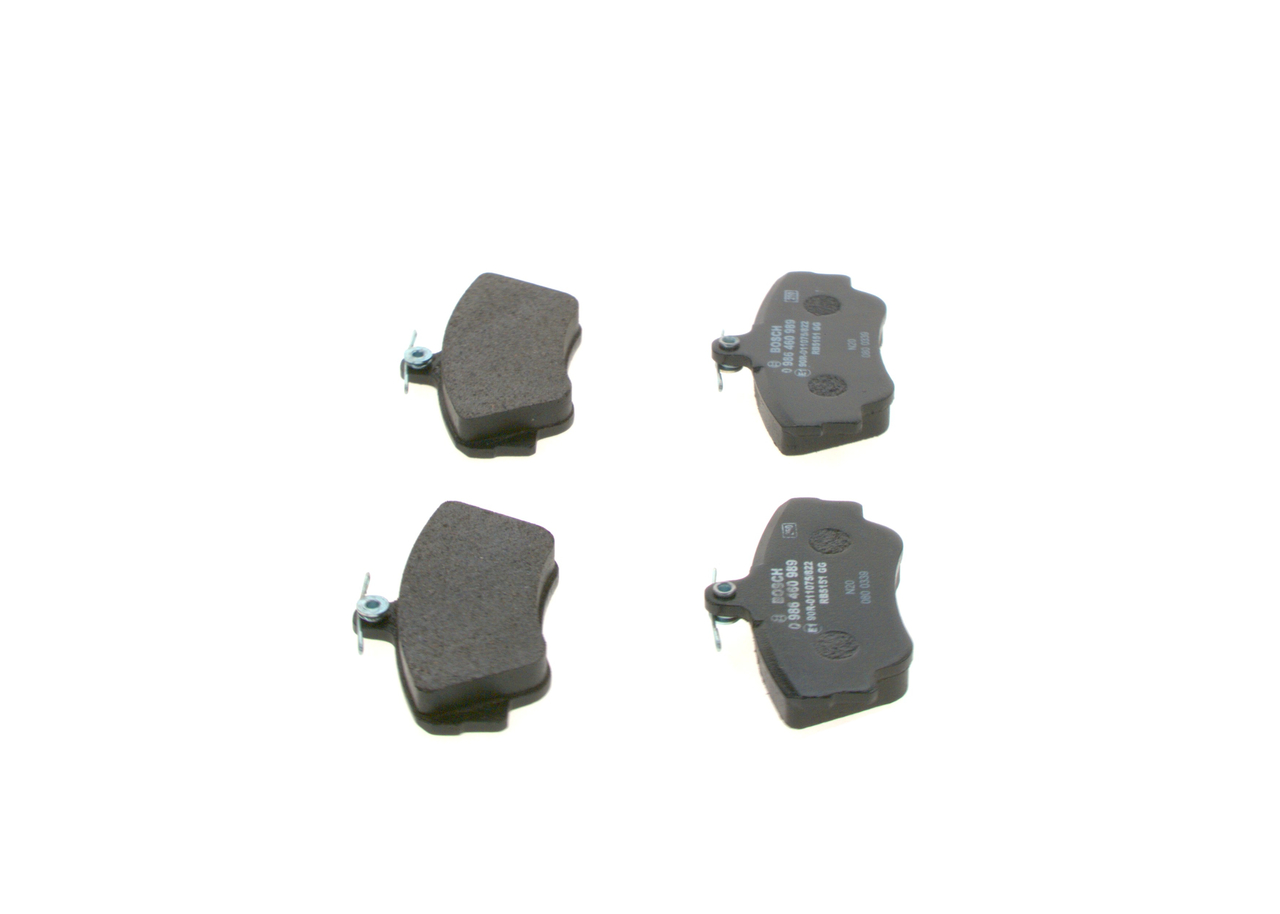 Bremsbelagsatz, Scheibenbremse - 0 986 460 989 BOSCH